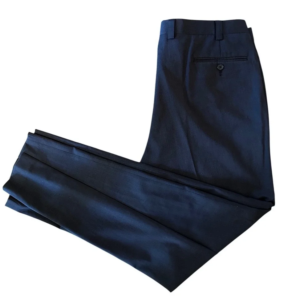 Lauren Ralph Lauren Navy Blue Dress Pants Men's‎ 38W x 32L